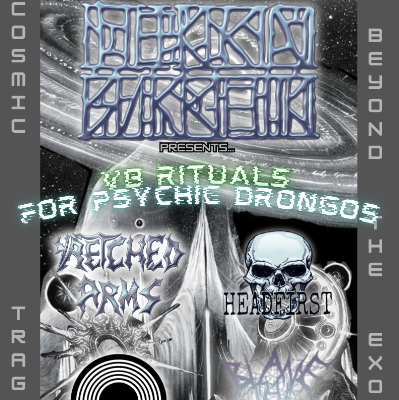 VB Rituals for Psychic Drongos live at Lansdowne Hotel - Concert poster