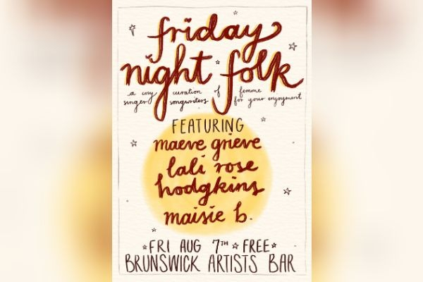 MAEVE GRIEVE / LALI ROSE HODGKINS / MAISIE B live at Brunswick Ballroom - Concert poster