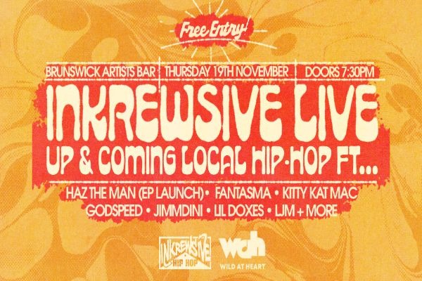 INKREWSIVE LIVE live at Brunswick Ballroom - Concert poster