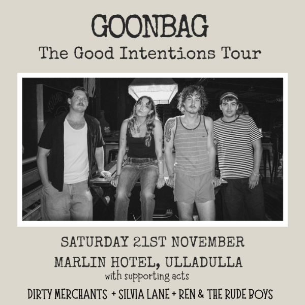 Goonbag w. Dirty Merchants + Silvia Lane + Ren & The Rudeboys [IN THE BLACK ROOM] live at Marlin Hotel - Concert poster