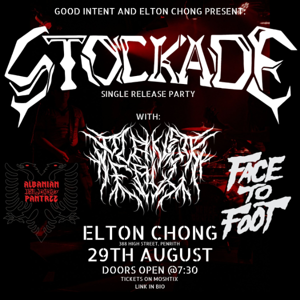Stockade's Single Release Party 2026 live at Elton chong - Concert poster