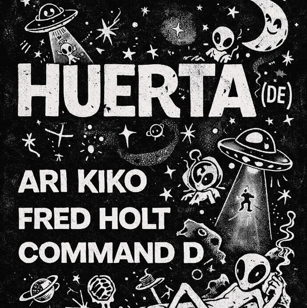 Channel 303 Presents Huerta (DE) live at Oxford Art Factory in Sydney on April 10, 2026 - Concert poster