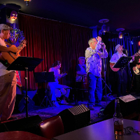 Armandito & TROVASON live at Lazybones Lounge Restaurant & Bar - Concert poster