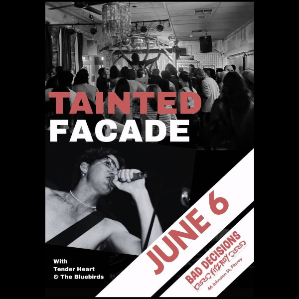 Tainted Facade at Bad Decisions Bar live at Bad Decisions Bar - Concert poster