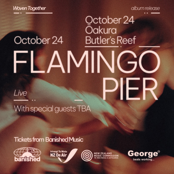 Flamingo Pier (Live) | Butlers Reef | Ōakura live at Butler's Reef - Concert poster
