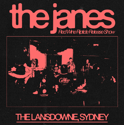 The Janes live at Lansdowne Hotel - Concert poster