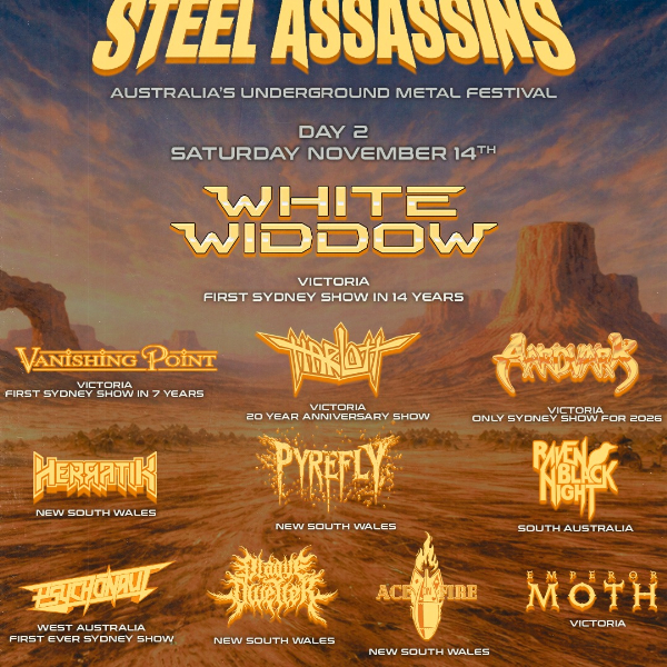 Steel Assassins 2026 Day 2 live at The Bridge Hotel - Concert poster