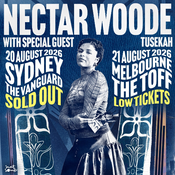 Nectar Woode live at THE TOFF IN TOWN, MELBOURNE - Concert poster