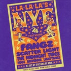 NEW YEARS EVE @ LA LA LA'S W/ FANGZ // SCATTER LIGHT // THE MIDNIGHT TIDES // HUGS // BELVEDEER // LIGHTYEARS