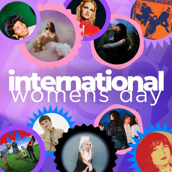International Women's Day 2026: Women To The Front live at Various, NZ in  on March 08, 2026 - Concert poster