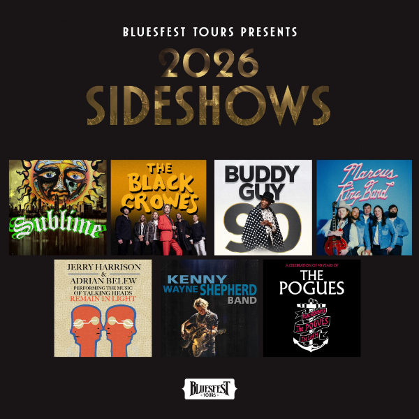 BLUESFEST 2026 SIDESHOWS live at Touring Nationally (Various Venues) QLD, SA, NSW in   on March 27, 2026 - Concert poster