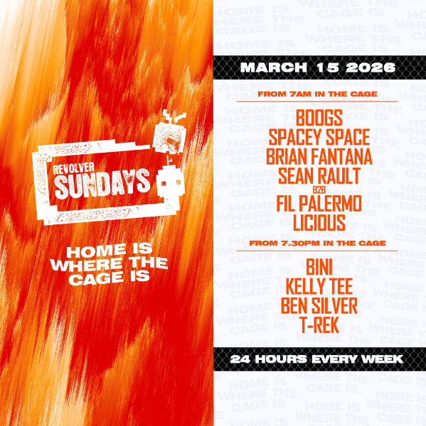 Revolver Sundays live at Revolver Nightclub in Melbourne on March 15, 2026 - Concert poster