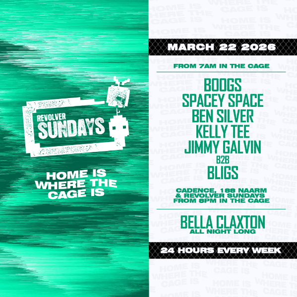 Revolver Sundays live at Revolver Nightclub in Melbourne on March 22, 2026 - Concert poster