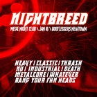 Nightbreed 8 - Metal Club Night poster