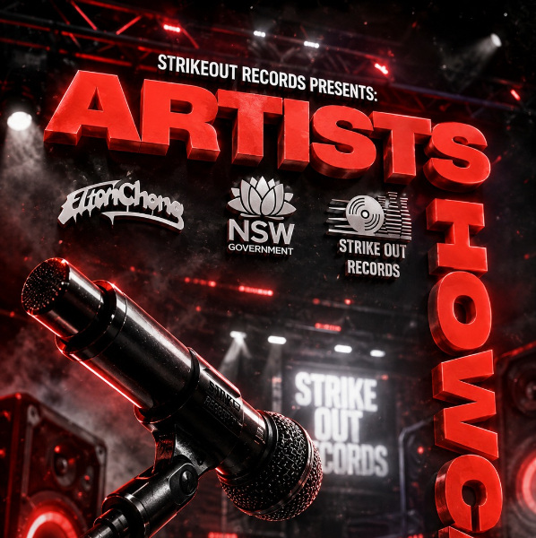STRIKEOUT ARTIST SHOWCASE live at Elton chong - Concert poster
