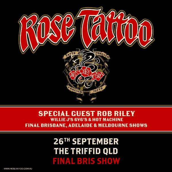 VERSCHOBEN | Rose Tattoo