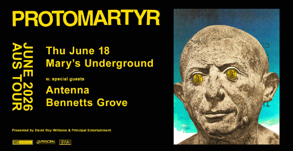 PROTOMARTYR live at Mary's Underground - Concert poster