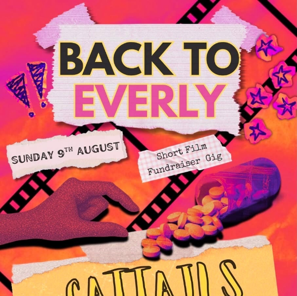 Back to Everly - Fundraiser Gig live at Valhalla - Concert poster