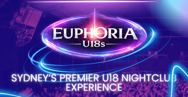 Euphoria Under 18s | NOW AT LIBERTY HALL live at Liberty Hall - Concert poster