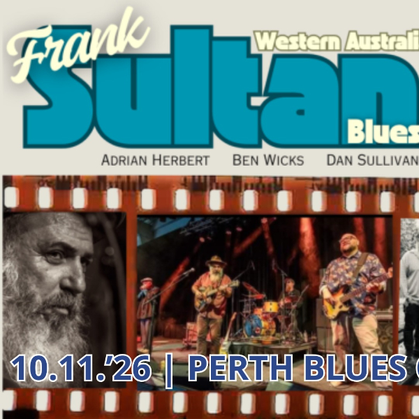 Frank Sultana Blues Band live at The Charles Hotel - Concert poster