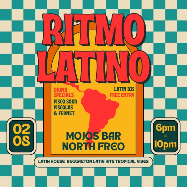Ritmo Latino! live at MOJO'S BAR - Concert poster