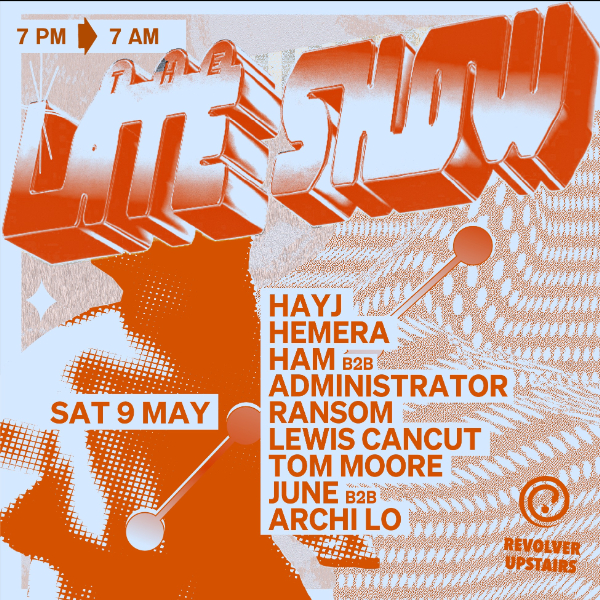 The Late Show live at Revolver Nightclub in Melbourne on May 09, 2026 - Concert poster