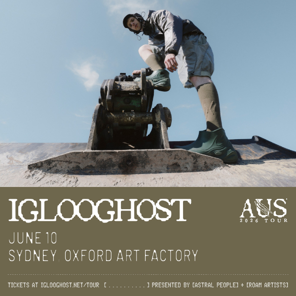 Iglooghost live at Oxford Art Factory - Concert poster