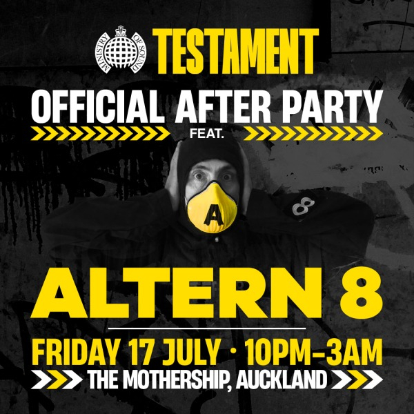 Ministry of Sound Testament After Party ft. Altern8 live at The Mothership - Concert poster