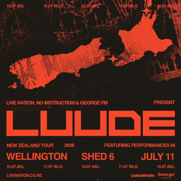 Luude | New Zealand Tour 2026 live at Shed 6 - Concert poster