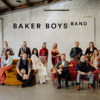 BAKER BOYS - FREE ENTRY live at Lazybones Lounge Restaurant & Bar in Marrickville on April 14, 2026 - Concert poster