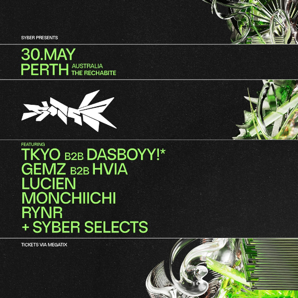 SYBER: 017 live at The Rechabite - Concert poster