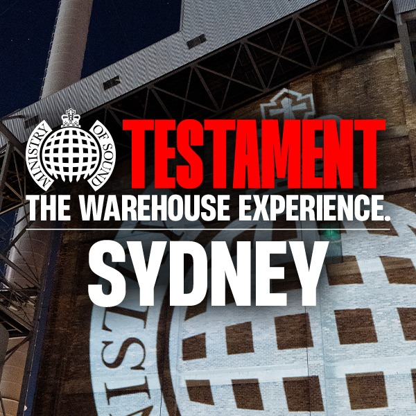 Ministry of Sound: Testament Sydney 2026 live at Various Venues, Please see below - Concert poster