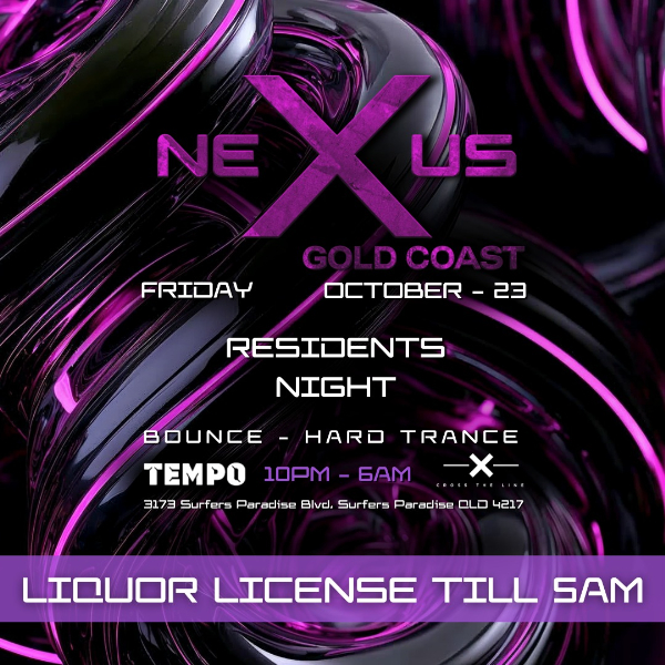 NEXUS Friday live at Tempo Nightclub - Concert poster