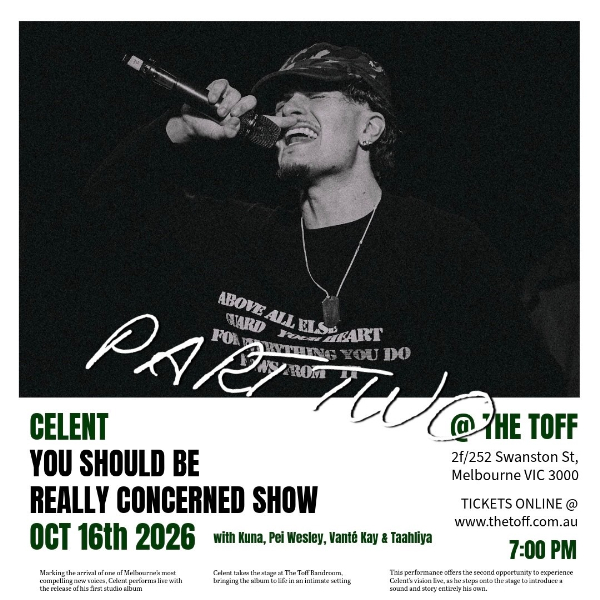 You Should Be Really Concerned Show live at THE TOFF IN TOWN, MELBOURNE - Concert poster