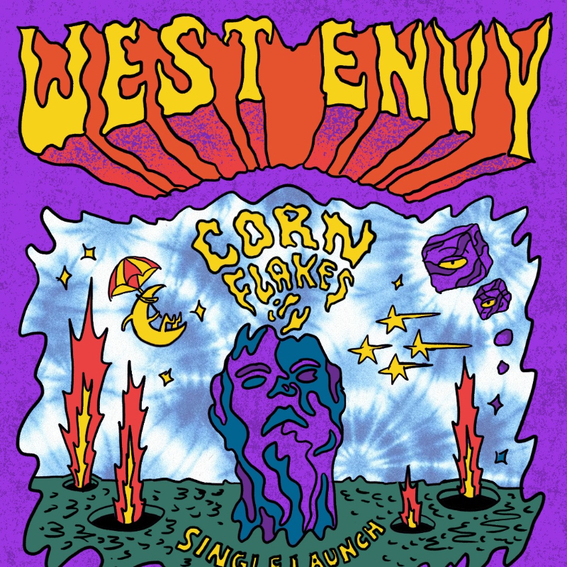 West Envy - Cornflakes Single Launch live at MOJO'S BAR - Concert poster