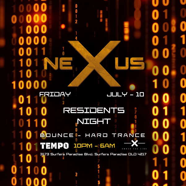 NEXUS Friday live at Tempo Nightclub - Concert poster