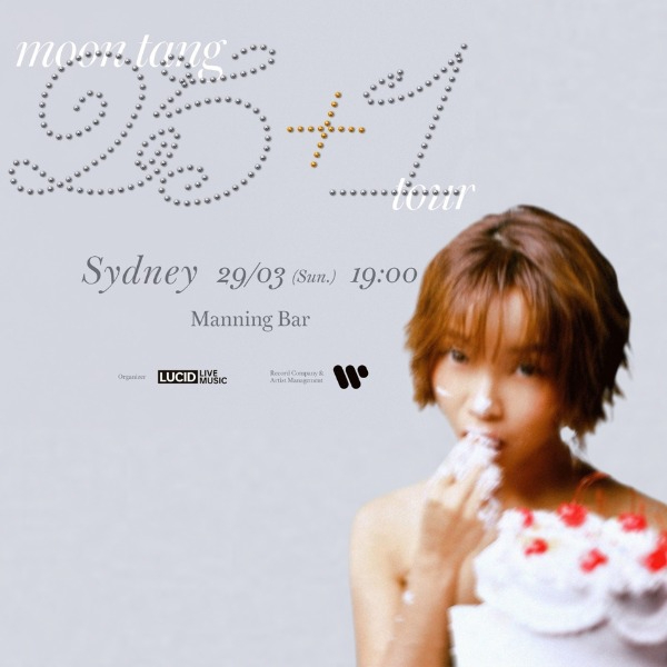 MOON TANG live at Manning Bar in Sydney on March 29, 2026 - Concert poster