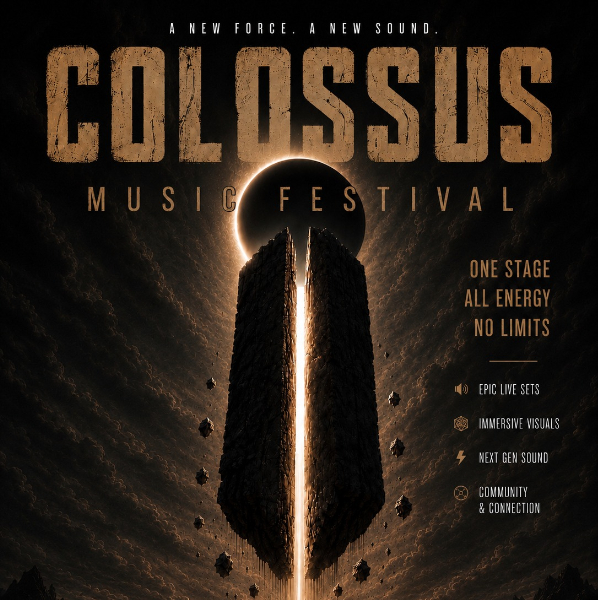 Colossus Music Festival live at Oxford Art Factory - Concert poster
