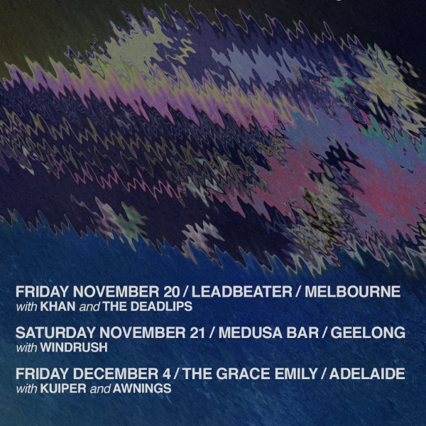 Heinous Crimes Dream Car Tour: Geelong live at Medusa Bar - Concert poster