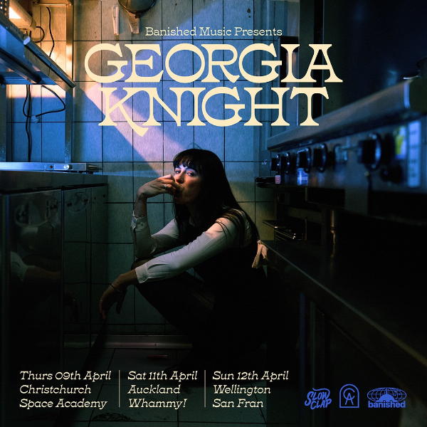 Georgia Knight | Wellington live at San Fran in Te Aro on April 12, 2026 - Concert poster