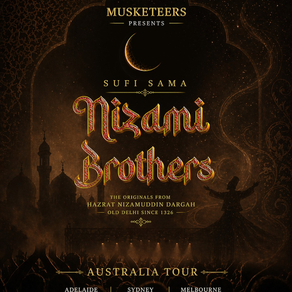 Sufi Sama - Ft. Nizami Brothers. A Soulful Bollywood Affair live at Liberty Hall - Concert poster