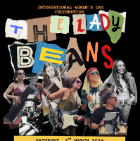 The Lady Beans + Marina Da’ Silva ft Ile Lua live at Lazybones Lounge Restaurant & Bar in Marrickville on March 07, 2026 - Concert poster