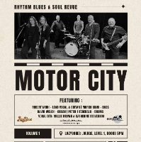Lvl 1 - Motor City live at Lazybones Lounge Restaurant & Bar - Concert poster
