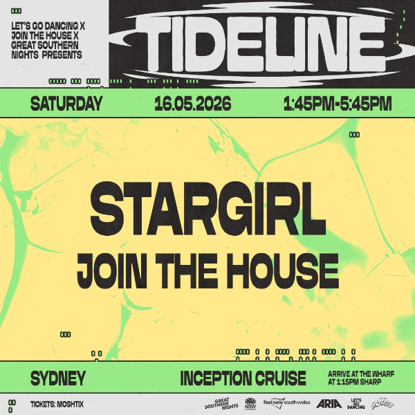 TIDELINE ft. STARGIRL live at Inception Cruises - Concert poster