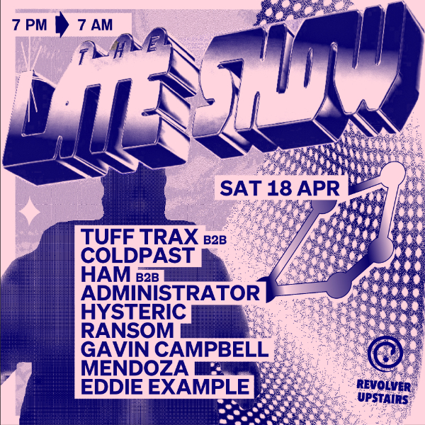 The Late Show live at Revolver Nightclub in Melbourne on April 18, 2026 - Concert poster