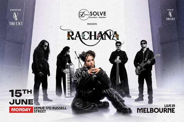 Rachana Dahal Live in Melbourne live at 170 Russell - Concert poster