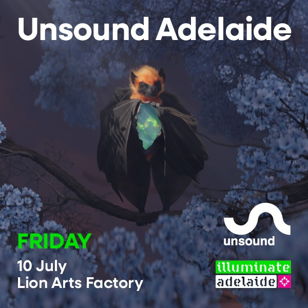 Unsound Adelaide – Lion Arts Factory live at Lion Arts Factory - Concert poster