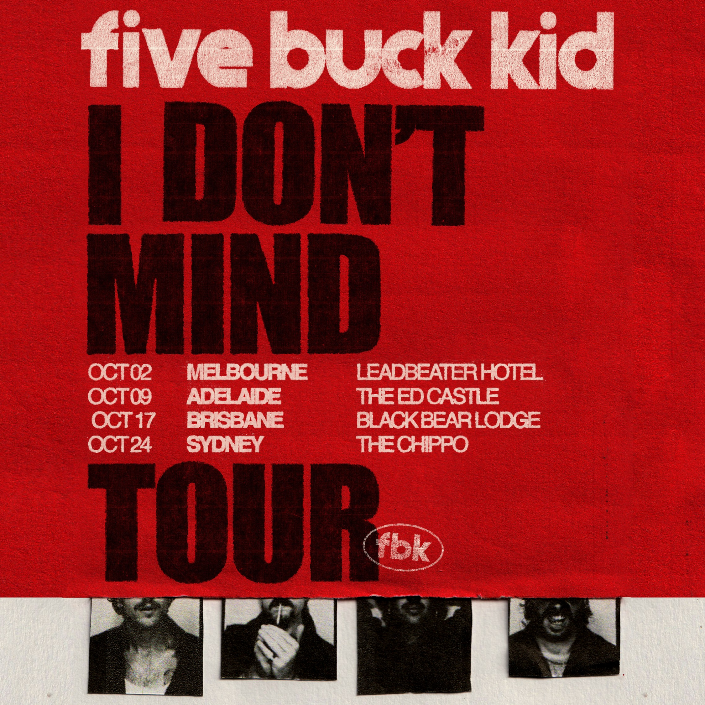 Five Buck Kid – “I Don’t Mind” Tour