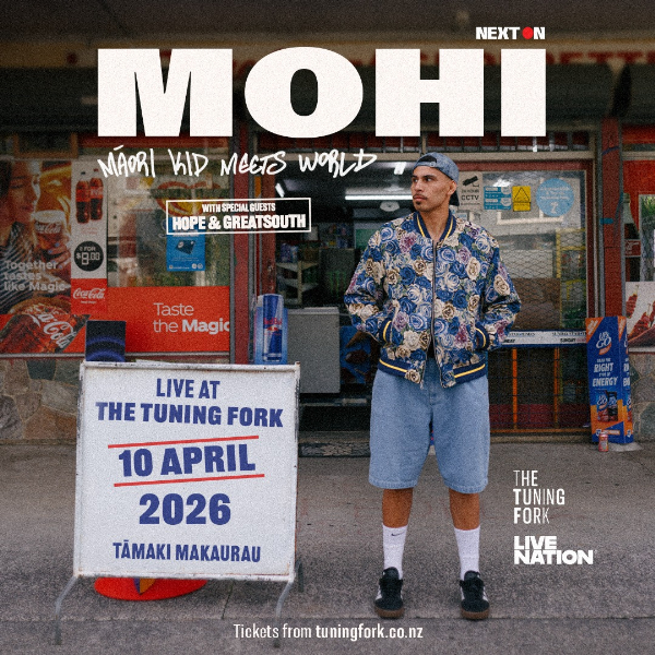 Next On: MOHI live at The Tuning Fork in Parnell on April 10, 2026 - Concert poster