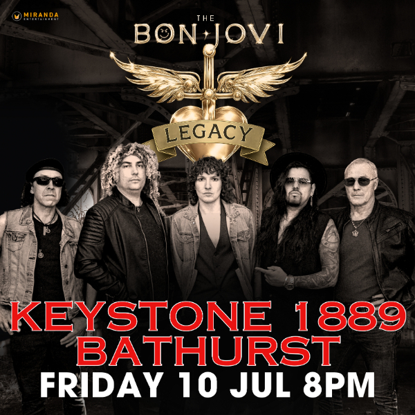 The Bon Jovi Legacy live at Keystone 1889 - Concert poster